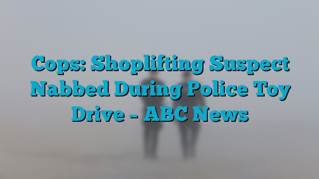 Cops: Shoplifting Suspect Nabbed During Police Toy Drive – ABC News