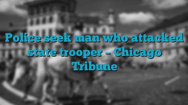 Police seek man who attacked state trooper – Chicago Tribune